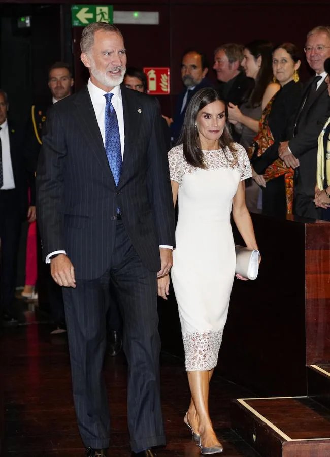 Le roi Felipe et la reine Letizia aux National Culture Awards. PHOTO : images limitées.