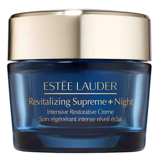 Crème de nuit revitalisante Supreme+ d'Estée Lauder. Prix ​​: 102 euros