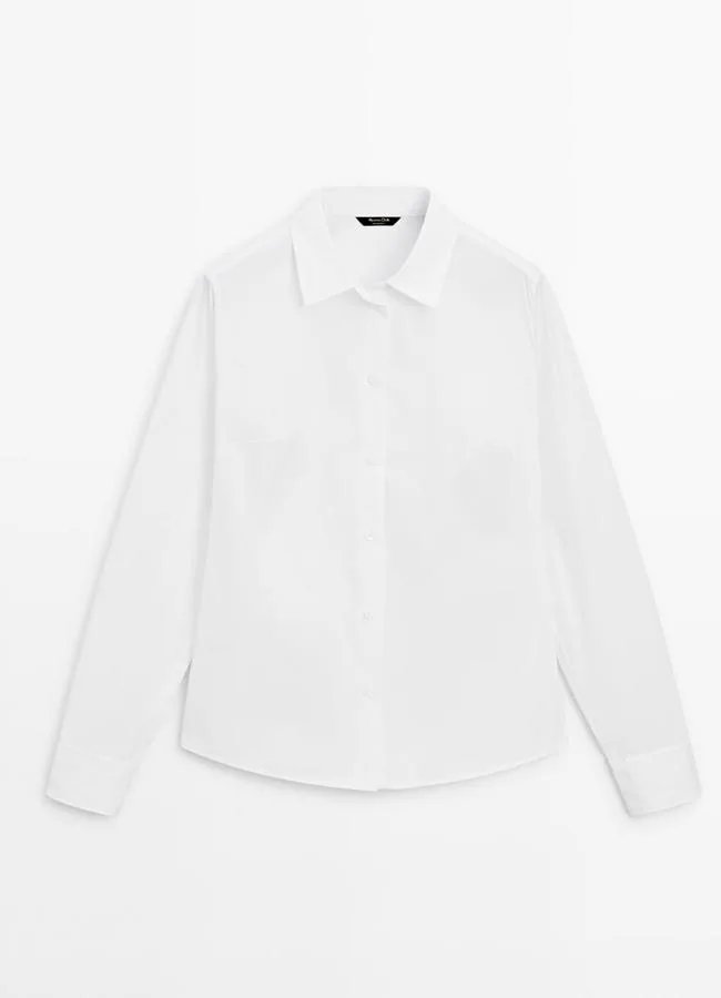 Chemise blanche, 49,95 euros.