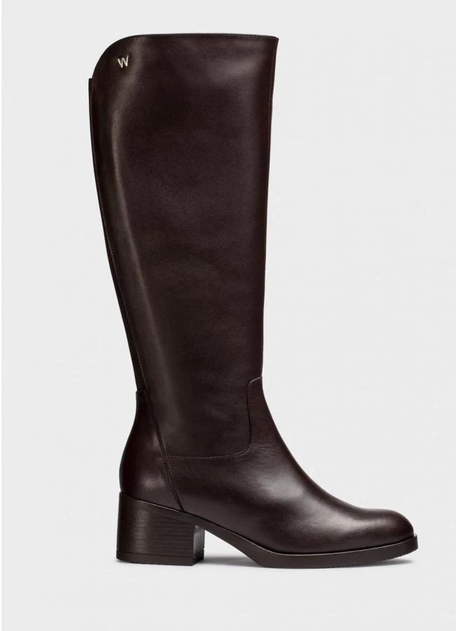 Bottes hautes marron Wonders, 179 euros.