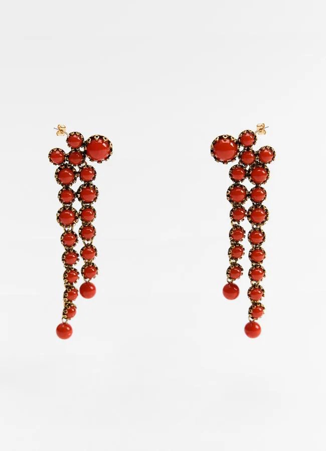 Boucles d'oreilles pierre de renne Zara (15,95 €)