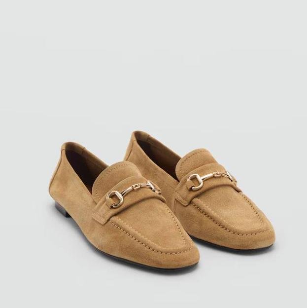 Moccasin en cuir de boucle (49,99 €)