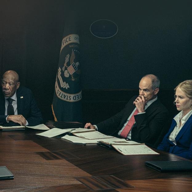 Morgan Freeman, Michael Kelly et Nicole Kidman dans une image d'opérations spéciales: Lions.