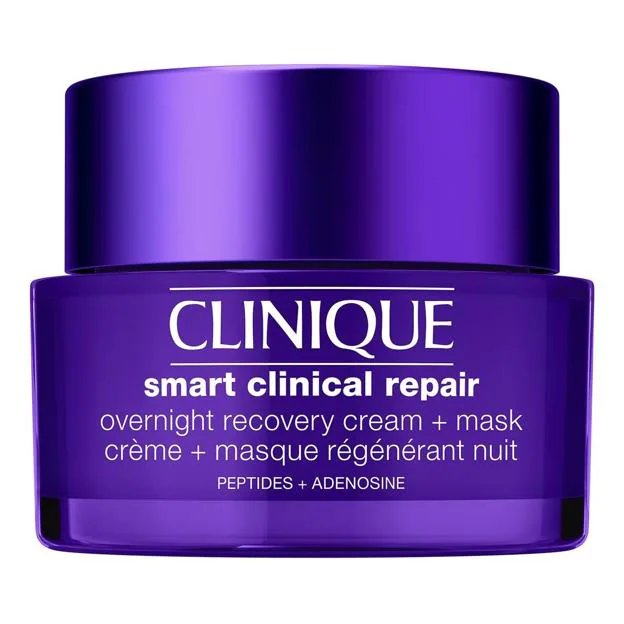 Crème + masque de récupération de nuit Clinique Smart Clinical Repair. Prix ​​: 91 euros