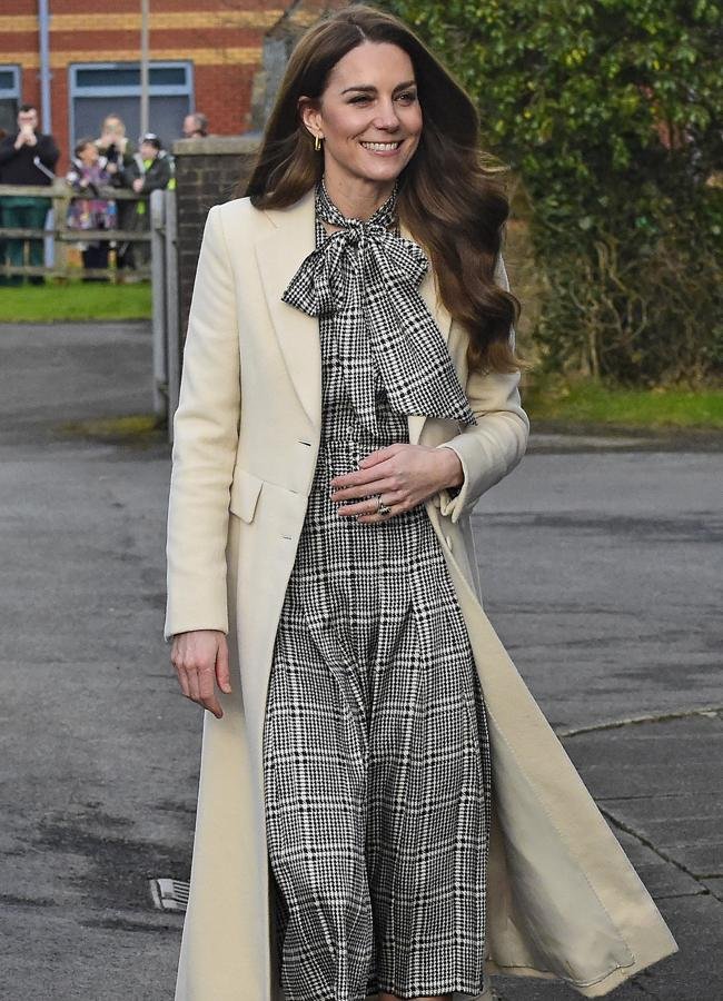 Kate Middleton avec une robe Zara (Getty Images)